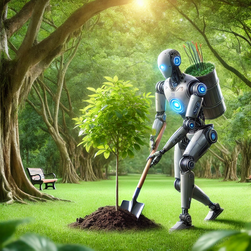 AI picture - planting